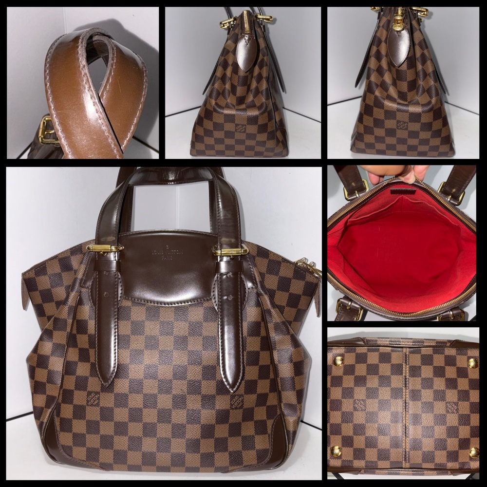 Louis Vuitton Verona Shoulder Bag GM Brown Canvas
